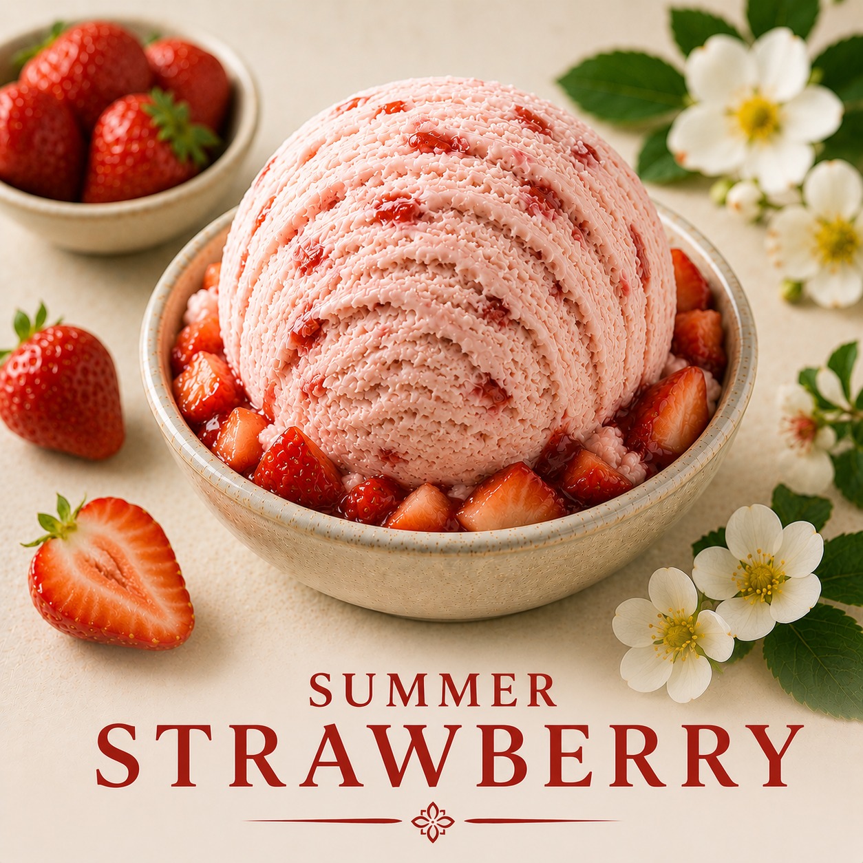 Summer Strawberry gelato